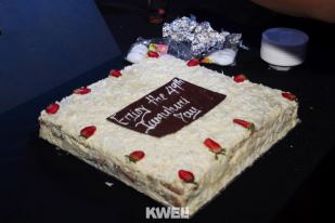 Happy 49th birthday. Cake by Valentines Cake House